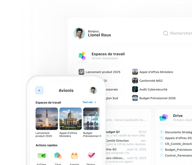 Interface application Wimi PC & Mobile