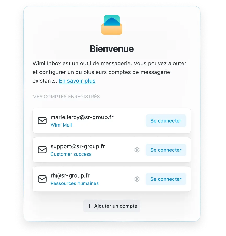 Administration Wimi Inbox