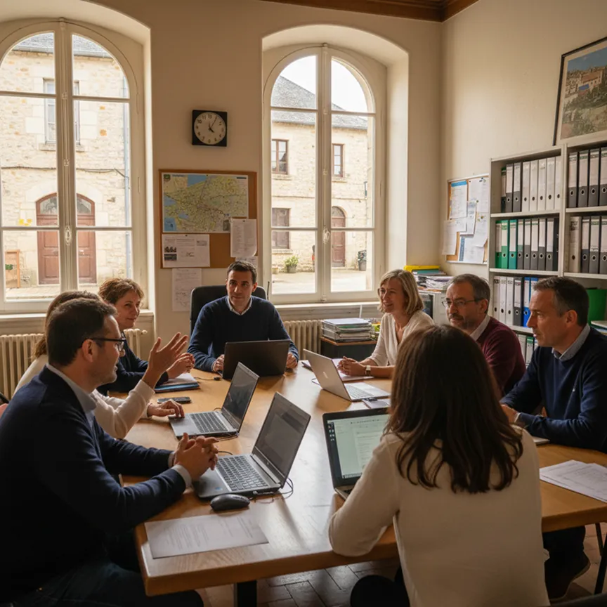 Salle de réunion d'un organisme publique