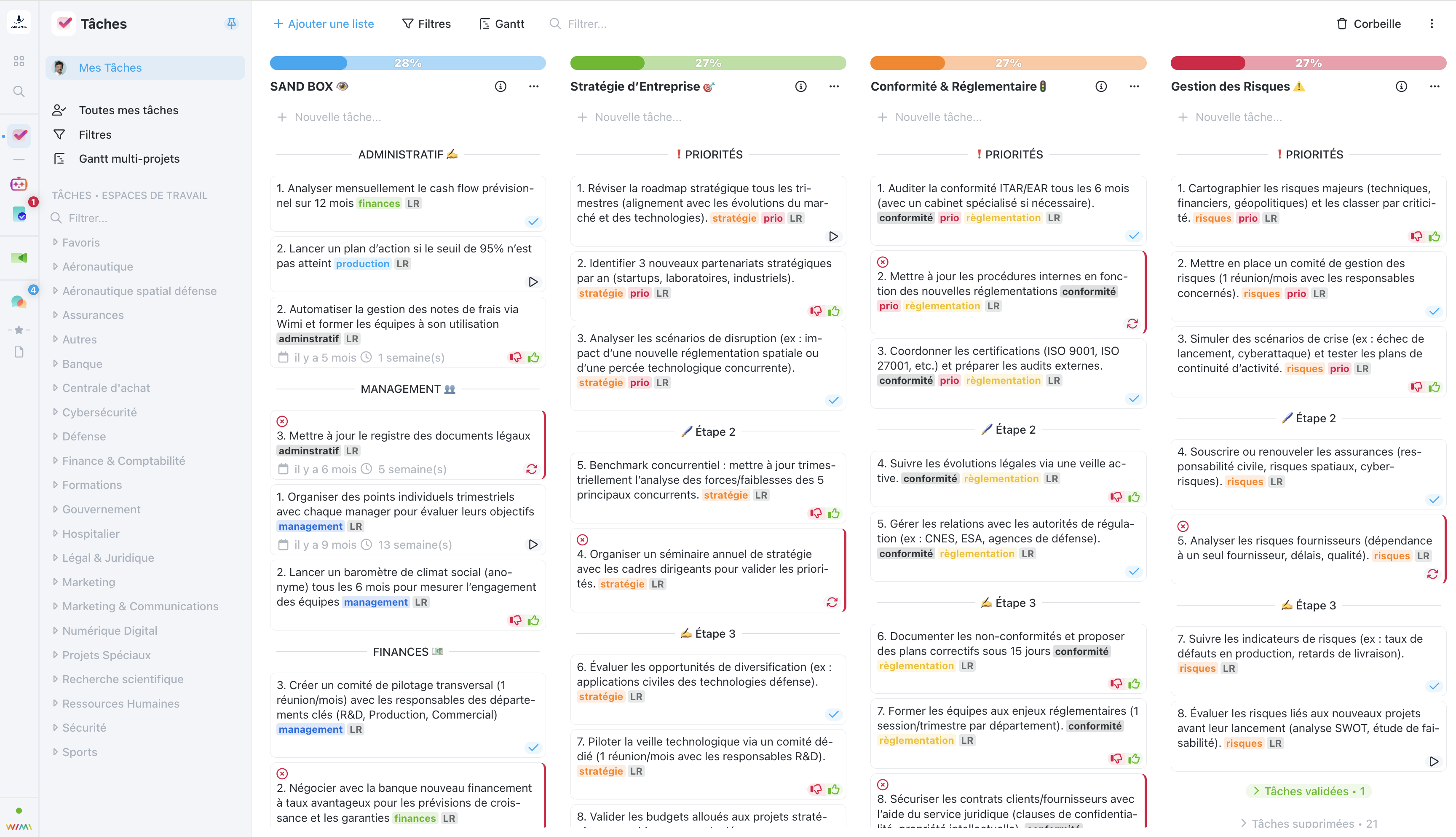 calendrier rétroplanning